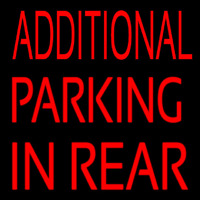Additional Parking In Rear Neonreclame