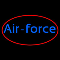 Air Force With Red Border Neonreclame