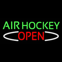 Air Hockey Open Real Neon Glass Tube Neonreclame