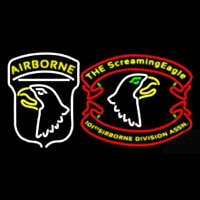 Airborne Division Screaming Eagle Neonreclame