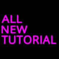 All New Tutorial Neonreclame
