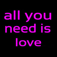 All You Need Is Love Neonreclame