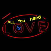 All You Need Is Love Neonreclame