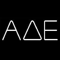 Alpha Delta Epsilon Neonreclame