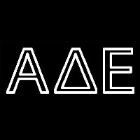 Alpha Delta Epsilon Neonreclame