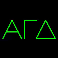 Alpha Gamma Delta Neonreclame
