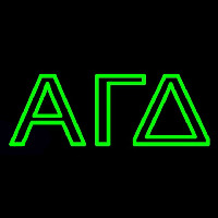 Alpha Gamma Delta Neonreclame