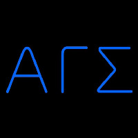 Alpha Gamma Sigma Neonreclame