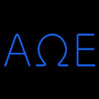 Alpha Omega Epsilon Neonreclame