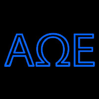 Alpha Omega Epsilon Neonreclame