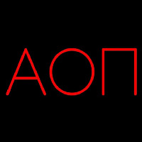 Alpha Omicron Pi Neonreclame