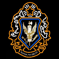 Alpha Phi Delta Logo Neonreclame