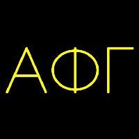 Alpha Phi Gamma Sorority Neonreclame