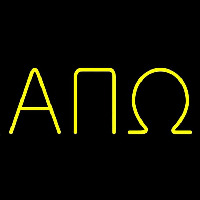 Alpha Pi Omega Neonreclame