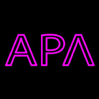 Alpha Rho Lambda Latina Greek Neonreclame