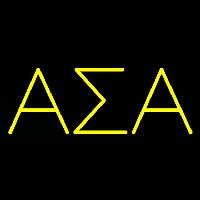 Alpha Sigma Alpha Neonreclame