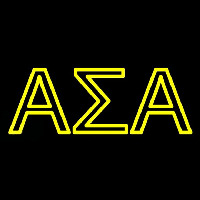Alpha Sigma Alpha Neonreclame