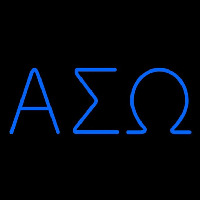 Alpha Sigma Omega Latina Greek Neonreclame