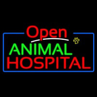 Animal Hospital Open Neonreclame