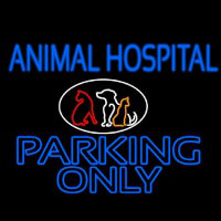 Animal Hospital Parking Only Neonreclame