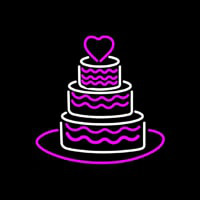 Anniversary Cake Neonreclame