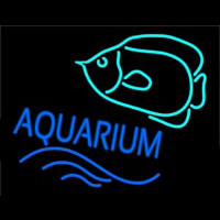 Aquarium With Fish Logo Neonreclame