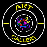 Art Gallery With Logo Neonreclame