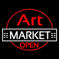 Art Market Open Neonreclame
