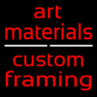 Art Materials Custom Framing Neonreclame