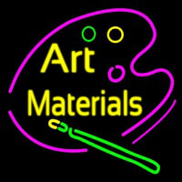 Art Materials Neonreclame