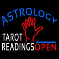Astrology Tarot Readings Open Neonreclame
