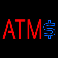 Atm With Dollar Symbol 2 Neonreclame
