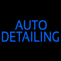 Auto Detailing Blue Neonreclame