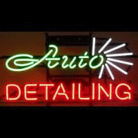 Auto Detailing Winkel Neonreclame