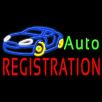 Auto Registration Neonreclame