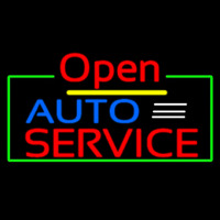 Auto Service Open Neonreclame