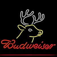 BUDWEISER BUSCH DEER Neonreclame