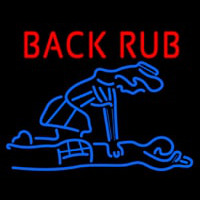 Back Rub With Logo Neonreclame