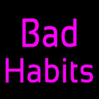 Bad Habits Neonreclame