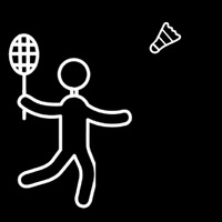 Badminton Player Neonreclame