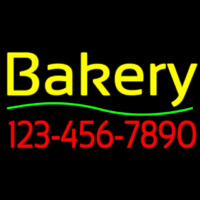 Bakery With Phone Number Neonreclame