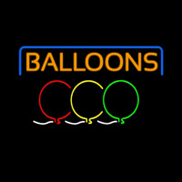 Balloon Block Colored Logo Neonreclame