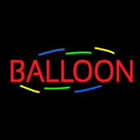 Balloon Multicolored Deco Style Neonreclame