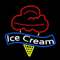 Banner Ice Cream Neonreclame