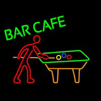 Bar Cafe With Pool Neonreclame