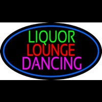 Bar Liquor Lounge Dancing With Wine Glasses Neonreclame