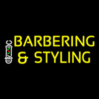 Barbering And Styling Neonreclame