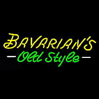 Bavarians Cursive Old Style Neon Sign Neonreclame