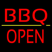 Bbq Block Open Neonreclame