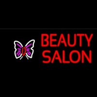 Beauty Salon With Butterfly Logo Neonreclame